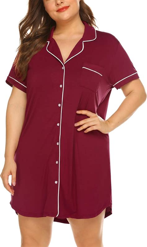 amazon nightgowns plus size